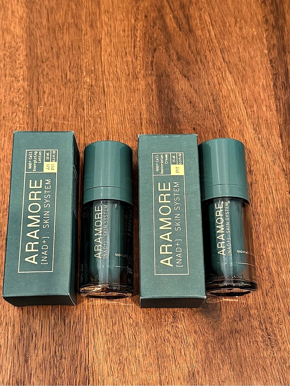 Aramore NAD+ Cell Energizing Lotion and Cell Restoration Cream Skincare Set